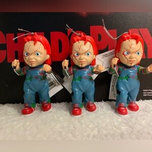 Chucky mini ornaments 3pc